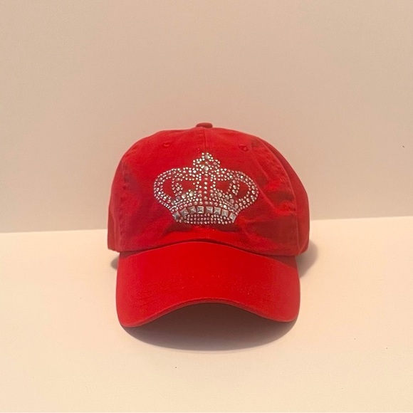 Accessories - Ladies Tiara Rhinestone Baseball Hat